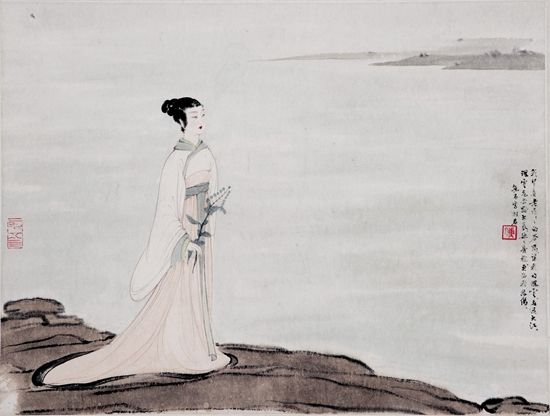 画家傅抱石后期仕女画创作风格嬗变研究- 女性艺术家网