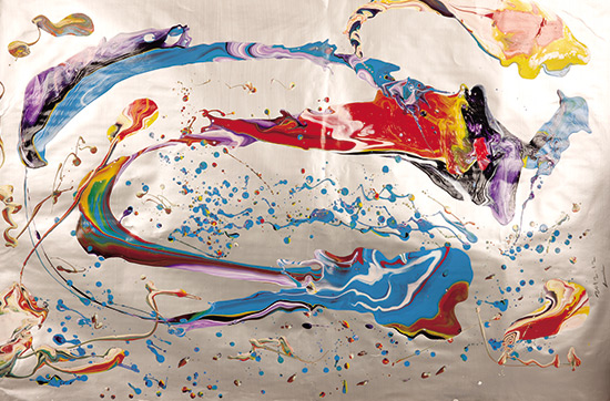 抽象画 花开的声音：钱铃戈抽象绘画的乐性表达- 女性艺术家网